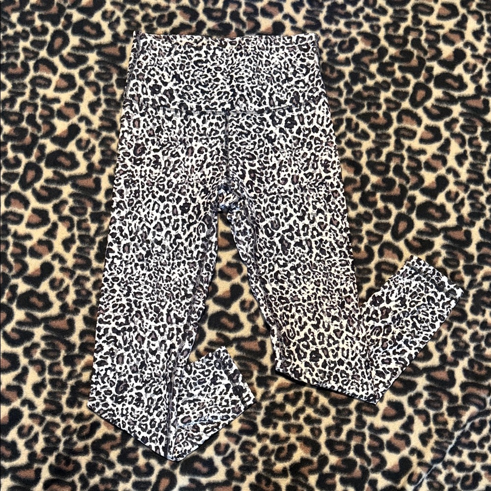 Balance Collection Black & White Leopard Print Leggings
